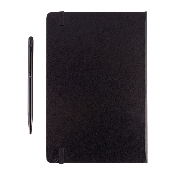 Abrantes notepad & pen set - Black