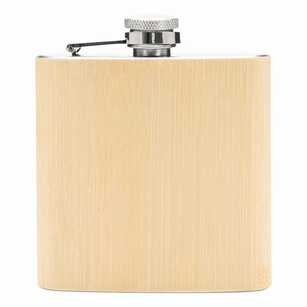 Hip Flask Bamboo Style