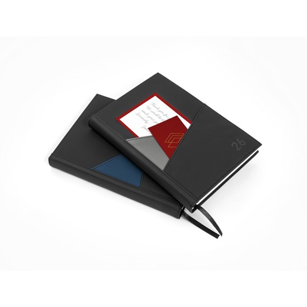IBSEN A5. Agenda A5 em PU - Cinzento