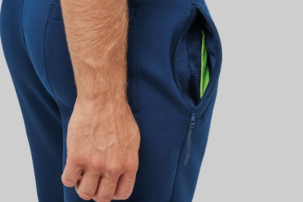 Odrasle multisport hlače za trčanje s džepovima - Black / 3XL