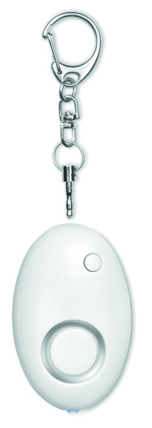 Portachiavi con allarme Alarmy - Bianco