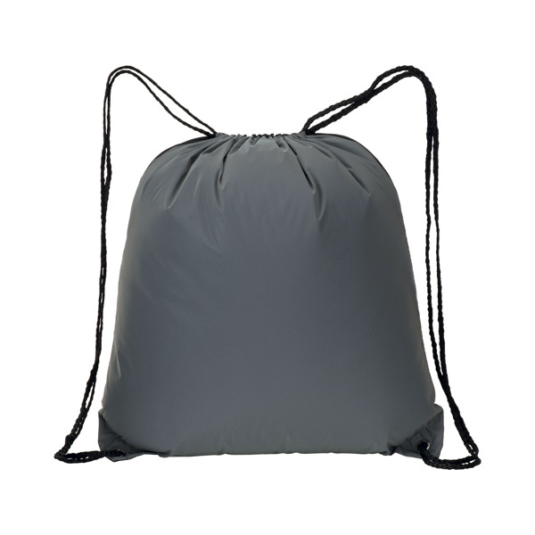 Polyester Backpack With Reflective Side