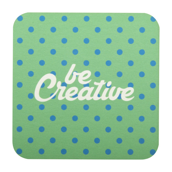 Paper Coaster CreaPint, Square - White