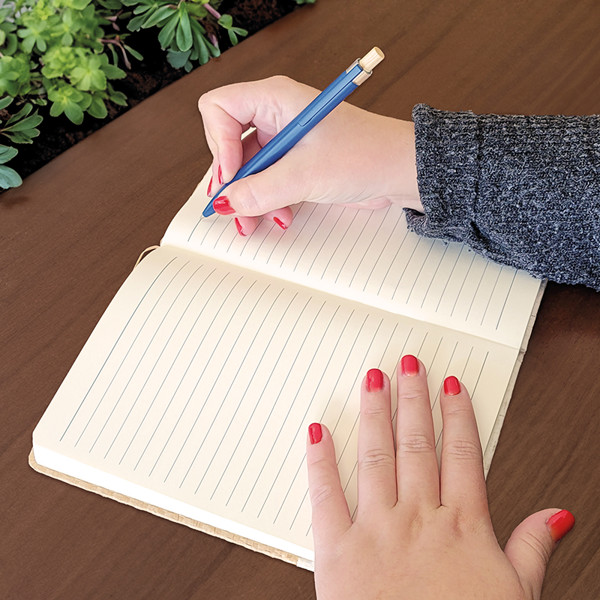 CARNET A5 COUVERTURE COTON ET FIBRES DE BAMBOU