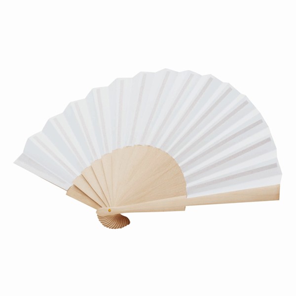 Faltbarer Fächer Eco Cool - Weiß