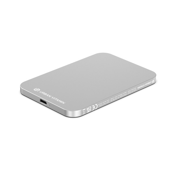 Urban Vitamin Burbank RCS plastic/alu  3000 mah powerbank - Silver