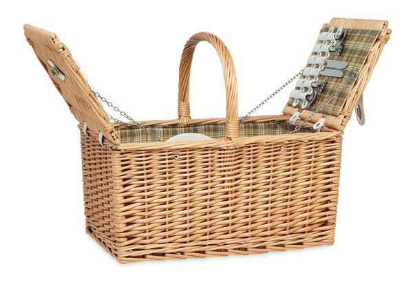 Wicker picnic basket 4 people Mimbre Plus