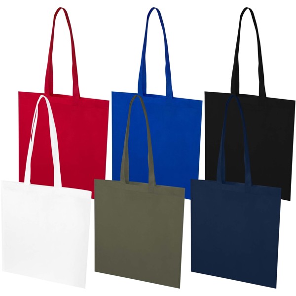 Sac shopping convention EcoSeal de 6 L non tissé en matériaux recyclés certifiés GRS - Blanc