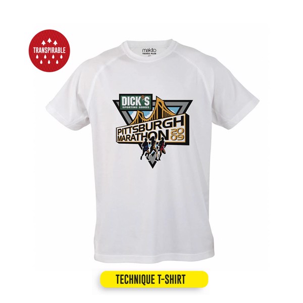 T-Shirt Adulto Tecnic Plus - Branco / L