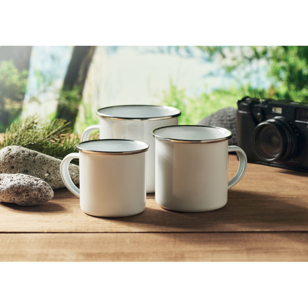 Enamel sublimation mug 200ml Plateado S