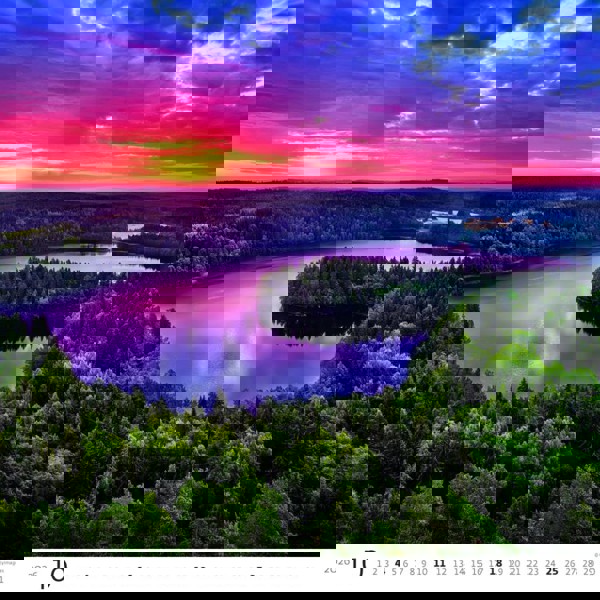 Nástěnný kalendář Aqua 2026