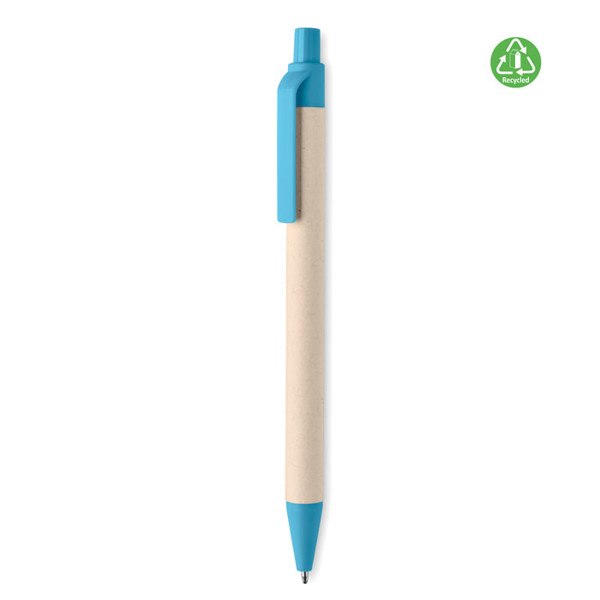 Milk carton paper ball pen Mito Pen - Turquoise - AxiomGifts