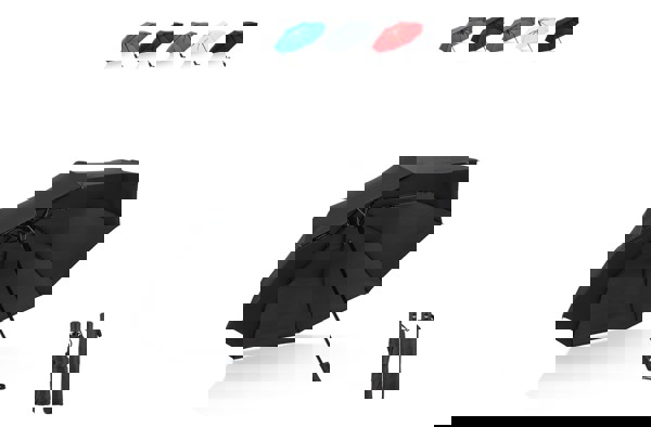 Daintree 190T Pongee 21.5" Foldable windproof umbrella Auto open - White