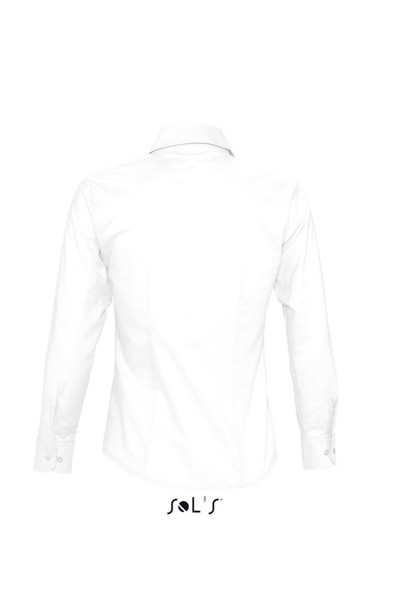 Sol's Embassy - Long Sleeve Oxford Women's Shirt - White / L