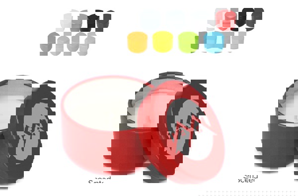 Asana unscented plant based candle in recycled tin - White