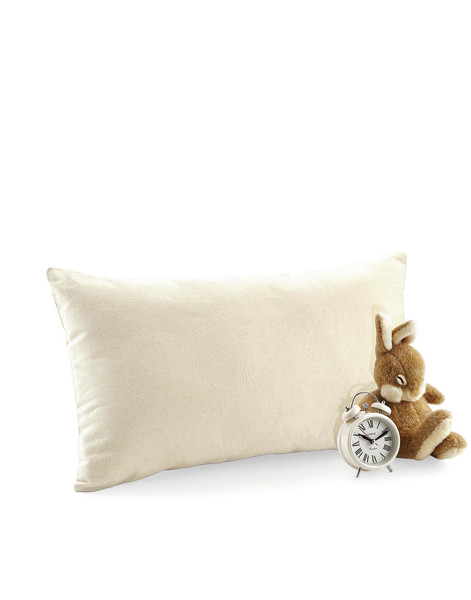 Fairtrade Cotton Canvas Cushion Cover - Black / 30X50CM (S)