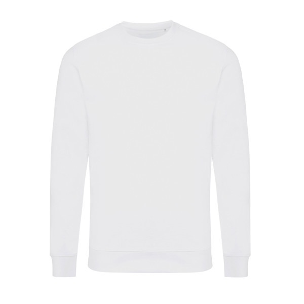 Sweater à col rond en coton recyclé IQONIQ Zion - Recycled White / XXL