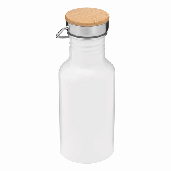 Aluminium Bottle Eco Transit - White
