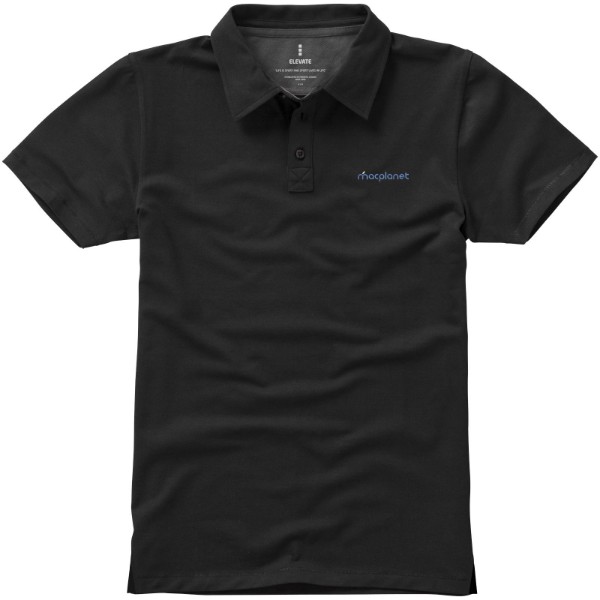 Polo stretch manches courtes homme Markham - Noir / XS