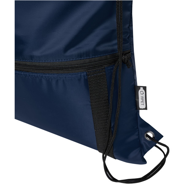 Borsa termica con coulisse in materiale riciclato Adventure - 9L - Navy