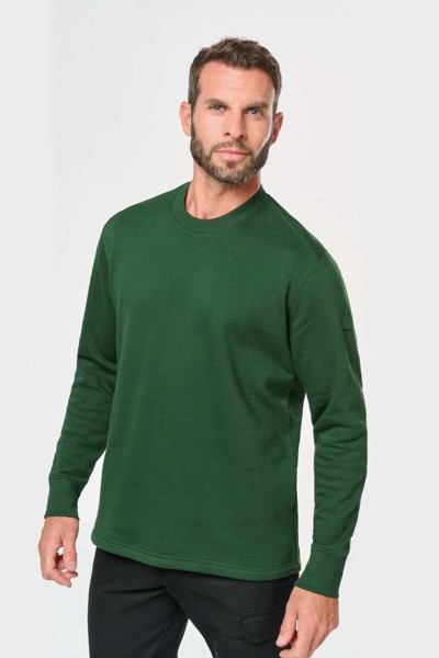 Set-In Sleeve Sweatshirt - Dark Grey / 2XL