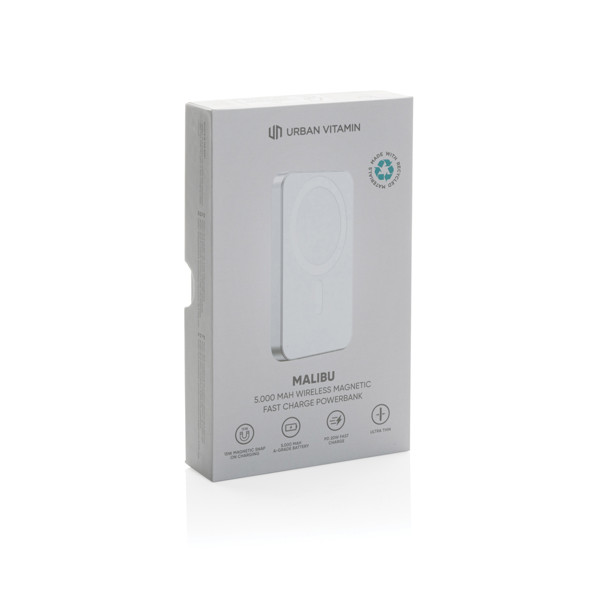 Urban Vitamin Malibu powerbank, 5000 mAh, 15W polnjenja