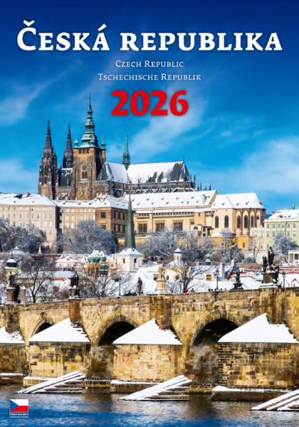 Nástěnný kalendář Česká republika 2026