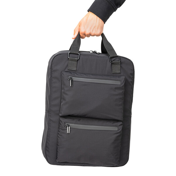 15 Inch Laptop Backpack Made Of 70 Percent Polyester And 30 Percent Nylon 280D - Black