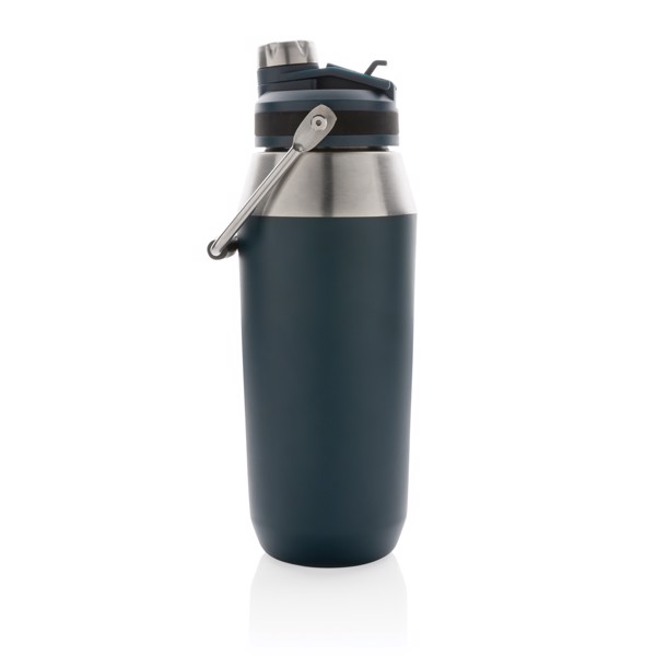 Vacuum stainless steel dual function lid bottle 1L - Navy