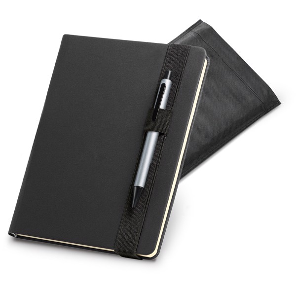 SHAKESPEARE. Bloc-notes A5 en PU avec pages non lignées de couleur ivoire