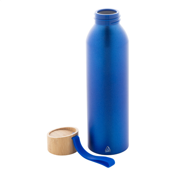 Bouteille en aluminium recyclé Ralusip Plus - Bleu