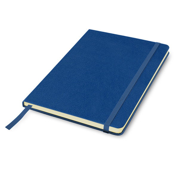Bloc-Notes, Couverture Rigide En Carton Et Pochette - Royal Bleu
