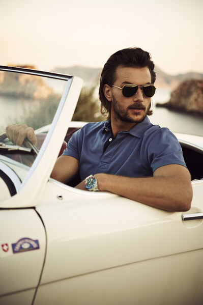 Harvest Amherst Vintage Polo Faded grey S