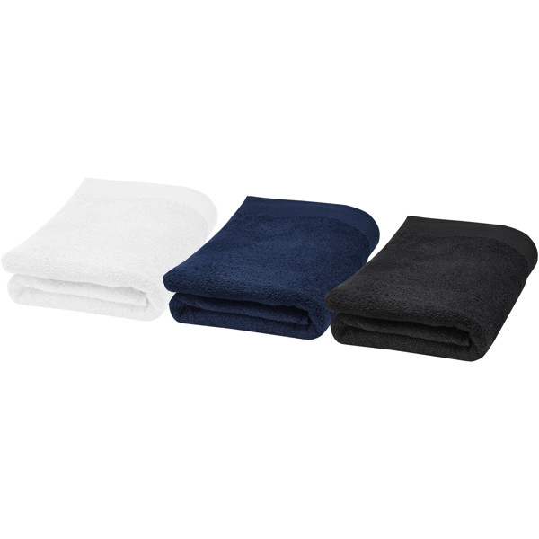 Asciugamano 30 x 50 cm in cotone da 550 g/m² Chloe - Navy