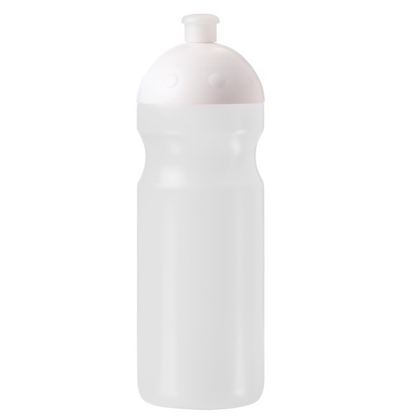 Trinkflasche "Fitness" 0,7 L Mit Saugverschluss - Weiss