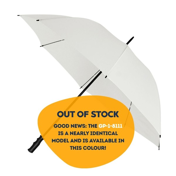 FALCONETTI - Parapluie de golf - Manuel - Impermable au vent -  125 cm - Blanc