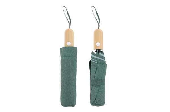 Toppoint dežnik R-PET auto open, premer 94 cm - Temno zelena