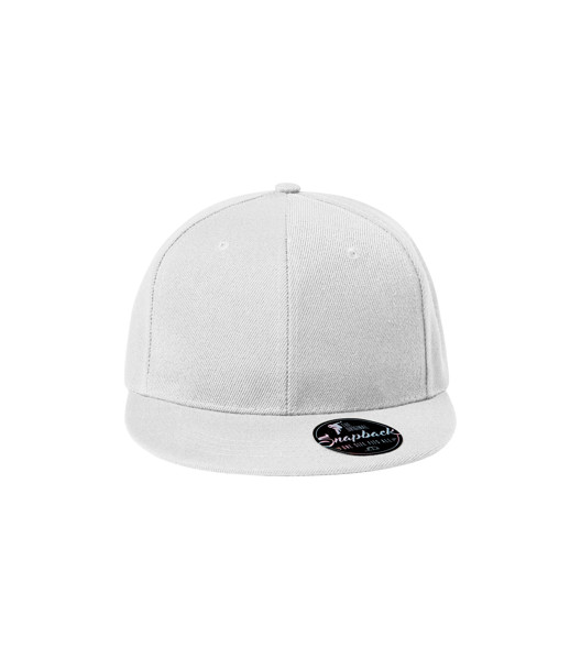 Čepice Unisex Malfini® Rap 6P - Bílá / nastavitelná