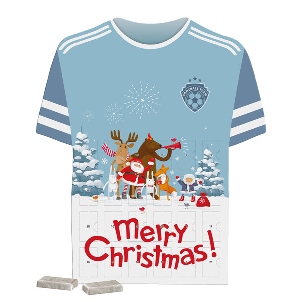 Mini bar advent calendar jersey , mini chocolate bars | 24 Alpine mini chocolate bars, 72 g