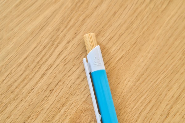 Recycled ABS ballpen Zian - wit