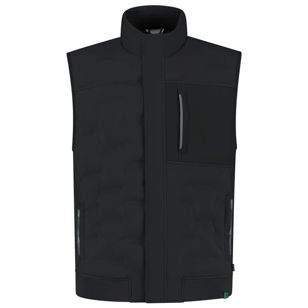Vesta Unisex Tricorp Puffer Bodywarmer Rewear - Černá / L