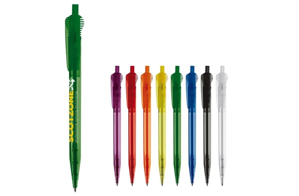 Cosmo ball pen transparent round clippart - Transparent White