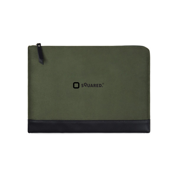 Obal na 14" notebook VINGA Marlow z RCS recykl. polyesteru - Zelená / Černá