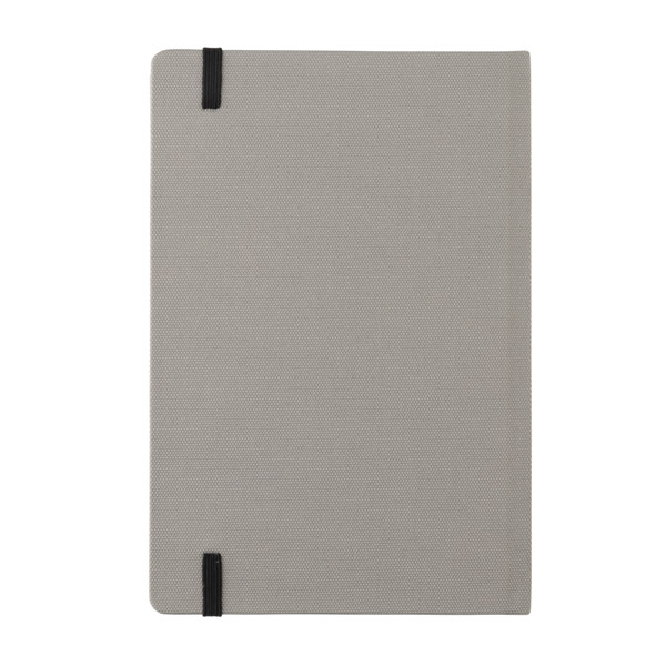 GRS certified RPET A5 notebook - Grey / Black