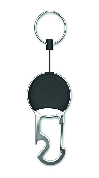 Sissetõmmatav märgihoidja komplekt Pulric - Must