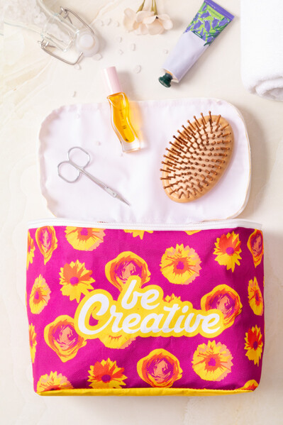 Custom Cosmetic Bag CreaBeauty XL - White