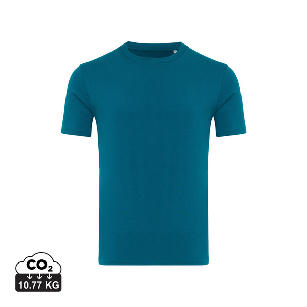 Tričko IQONIQ Brett z recykl. bavlny - Dark Teal / XS