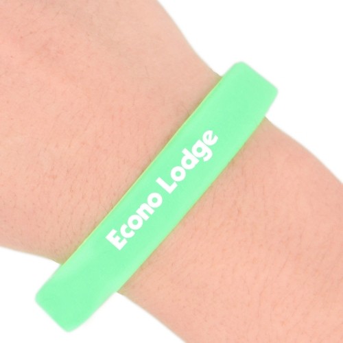 Glow In The Dark Silicone Wristband bracelet