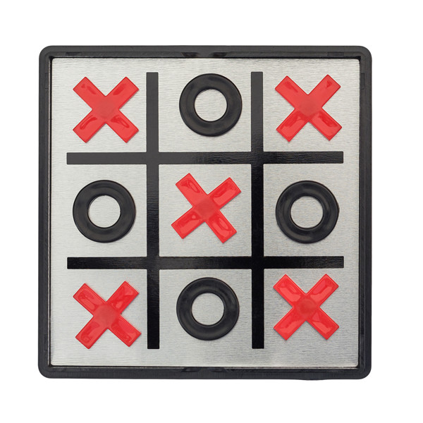 Magnetic tic tac toe game