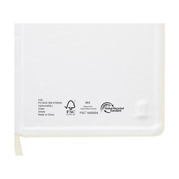 Porta RPET Paper Notebook A5 - White